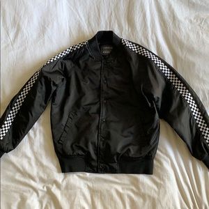 21 Men Checkered Bomber Jacket